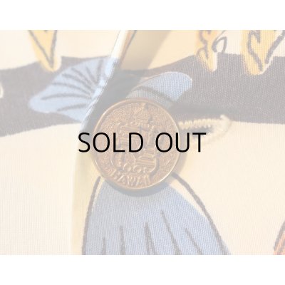 画像3: 50'S "kAHANAMOKU" VINTAGE S/S RAYON ALOHA SHIRTS