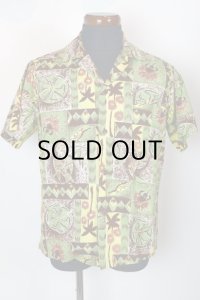 50'S "The kahala" VINTAGE S/S COTTON ALOHA SHIRTS