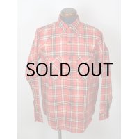 NEW OLD STOCK! 70'S "5 BROTHER"VINTAGE FLANNEL SHIRTS/ SIZE:15