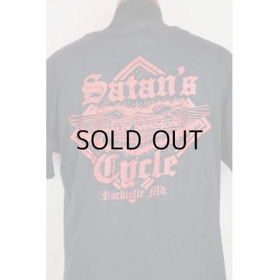 画像2: 70~80'S "Satan's Cycle" VINTAGE HARLEY-DAVIDSON T-SHIRTS/SIZE:XL