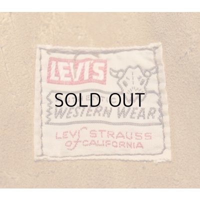 画像4: 50'S~ "LEVI'S SHORTHORN" SUEDE RANCH JKT