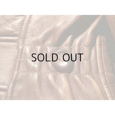 画像10: 50'S "WINDWARD" VINTAGE LEATHER CAR COAT