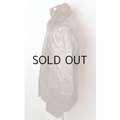 画像7: 50'S "WINDWARD" VINTAGE LEATHER CAR COAT