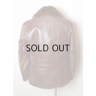画像8: 50'S "WINDWARD" VINTAGE LEATHER CAR COAT