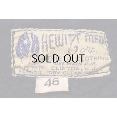 画像4: 60'S "HEWITT MFG. CORP" VINTAGE WOOL JKT/SIZE:46