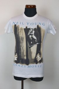 80'S "NEIL YOUNG & CRAZY HORSE" VINTAGE TOUR T-SHIRTS/SIZE:M