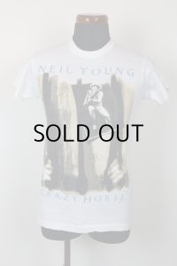 80'S "NEIL YOUNG & CRAZY HORSE" VINTAGE TOUR T-SHIRTS/SIZE:M