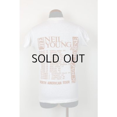 画像5: 80'S "NEIL YOUNG & CRAZY HORSE" VINTAGE TOUR T-SHIRTS/SIZE:M