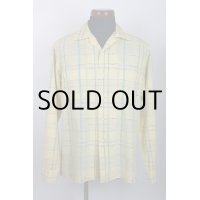 50'S~ "McGREGOR" VINTAGE L/S COTTON  SHIRTS/SIZE:M