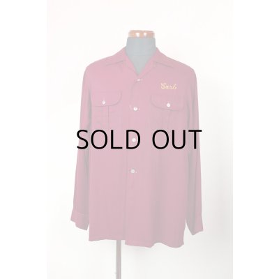 画像3: 50'S "Crown Prince" VINTAGE L/S RAYON SHIRTS