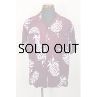 50'S "KAHANAMOKU" VINTAGE S/S RAYON ALOHA SHIRTS/SIZE:M