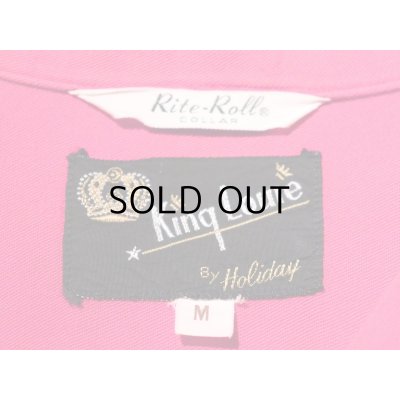 画像5: 50'S "King Louie" VINTAGE RAYON BOWLING SHIRTS/SIZE:M