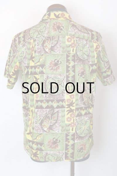 画像7: 50'S "The kahala" VINTAGE S/S COTTON ALOHA SHIRTS (7)