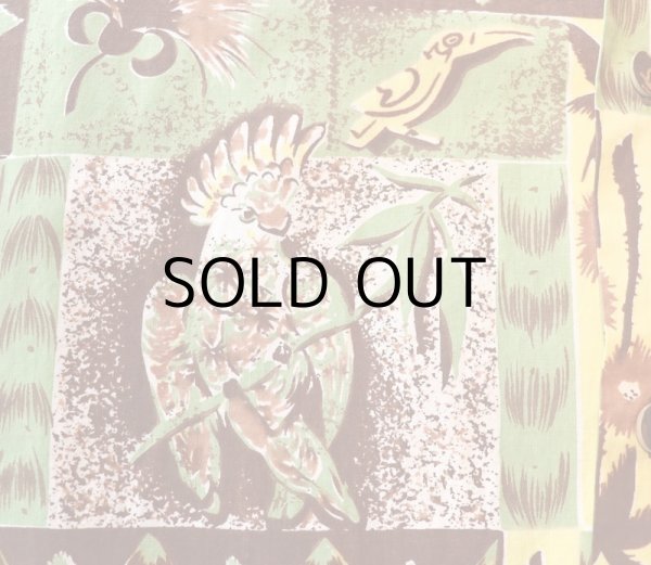 画像5: 50'S "The kahala" VINTAGE S/S COTTON ALOHA SHIRTS (5)