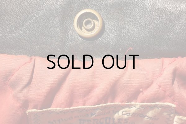 画像16: 50'S "HERCULES" VINTAGE LEATHER JKT/SIZE:40 (16)