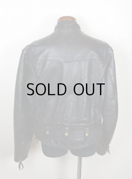 画像9: 60〜70'S "Langlitz Leathers -COSSACK COLUMBIA"VINTAGE RIDERS JKT (9)