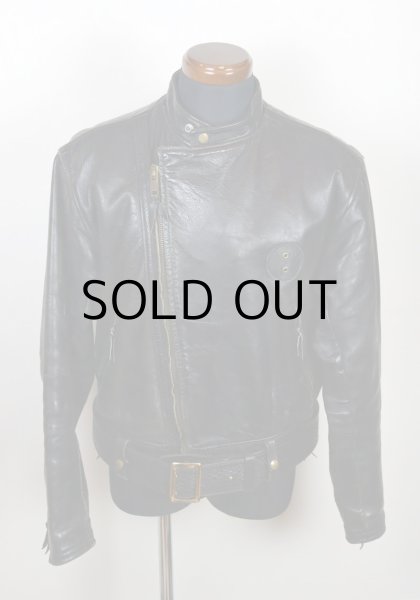 画像1: 60〜70'S "Langlitz Leathers -COSSACK COLUMBIA"VINTAGE RIDERS JKT (1)