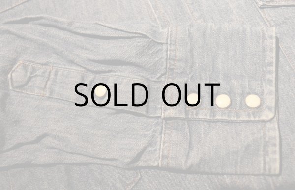 画像5: 80'S"MAVERICK"VINTAGE DENIM WESTERN SHIRTS/SIZE:16-32 (5)