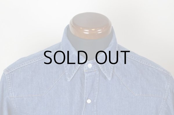 画像3: 80'S"MAVERICK"VINTAGE DENIM WESTERN SHIRTS/SIZE:16-32 (3)
