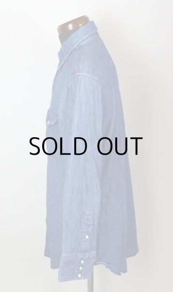 画像7: 80'S"MAVERICK"VINTAGE DENIM WESTERN SHIRTS/SIZE:16-32 (7)