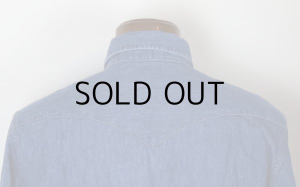 画像9: 80'S"MAVERICK"VINTAGE DENIM WESTERN SHIRTS/SIZE:16-32 (9)