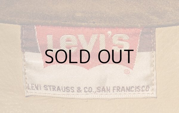 画像2: 60'S〜"LEVI'S" VINTAGE SUEDE TRUCKER JKT (2)