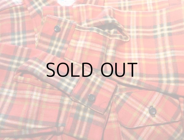 画像5: NEW OLD STOCK! 70'S "5 BROTHER"VINTAGE FLANNEL SHIRTS/ SIZE:15 (5)