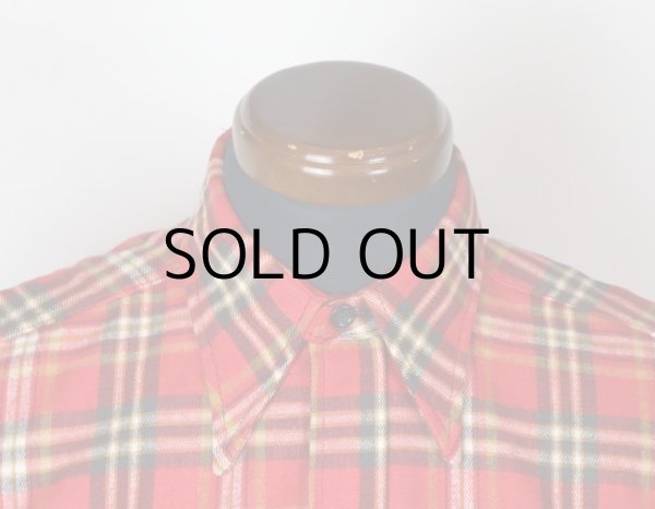 画像3: NEW OLD STOCK! 70'S "5 BROTHER"VINTAGE FLANNEL SHIRTS/ SIZE:15 (3)