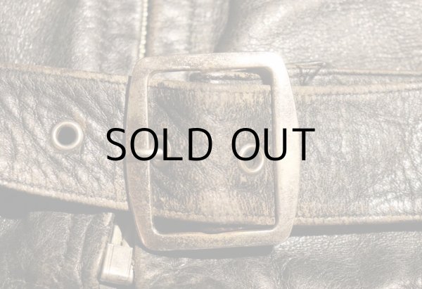 画像10: 50'S "HERCULES" VINTAGE LEATHER JKT (10)