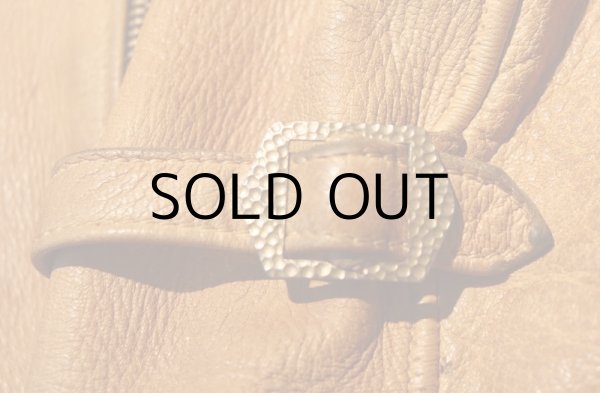 画像6: 30'S "UNKNOWN" VINTAGE DEERSKIN JKT (6)