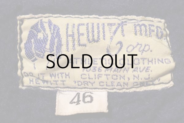 画像4: 60'S "HEWITT MFG. CORP" VINTAGE WOOL JKT/SIZE:46 (4)