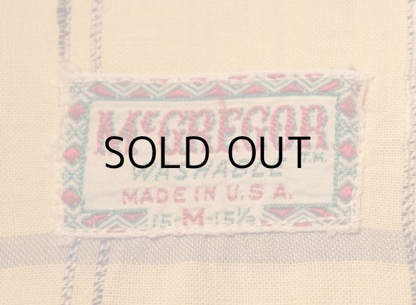 画像2: 50'S~ "McGREGOR" VINTAGE L/S COTTON  SHIRTS/SIZE:M (2)