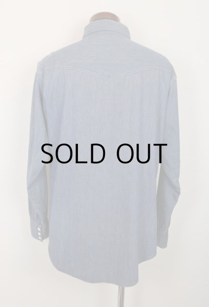 画像4: 50'S~  "ROEBUCKS" VINTAGE DENIM WESTERN SHIRTS (4)