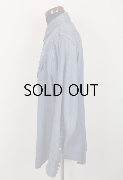 画像3: 50'S~  "ROEBUCKS" VINTAGE DENIM WESTERN SHIRTS (3)