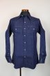 画像1: 70~80'S NEW OLD STOCK! "BB BRAND"VINTAGE DENIM WESTERN SHIRTS/SIZE:15 (1)