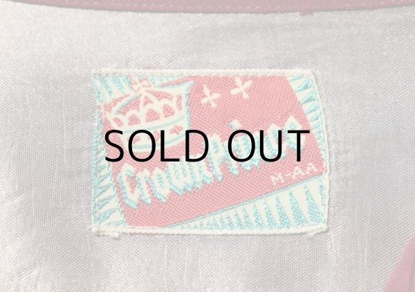 画像4: 50'S "Crown Prince" VINTAGE L/S RAYON SHIRTS (4)