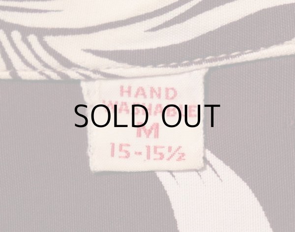 画像2: 50'S "KAHANAMOKU" VINTAGE S/S RAYON ALOHA SHIRTS/SIZE:M (2)