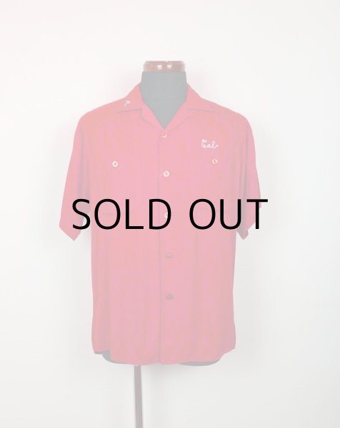 画像4: 50'S "King Louie" VINTAGE RAYON BOWLING SHIRTS/SIZE:M (4)