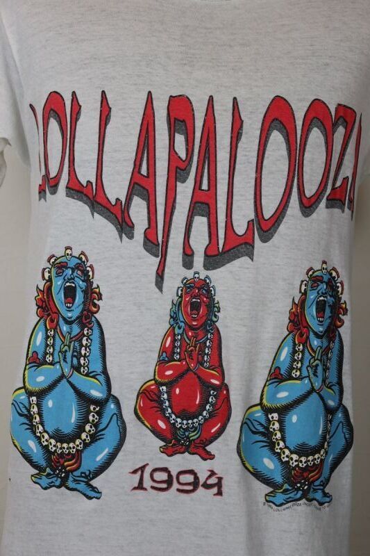 90'S "LOLLAPALOOZA'1994" VINTAGE TOUR T-SHIRTS - GREAT POWER